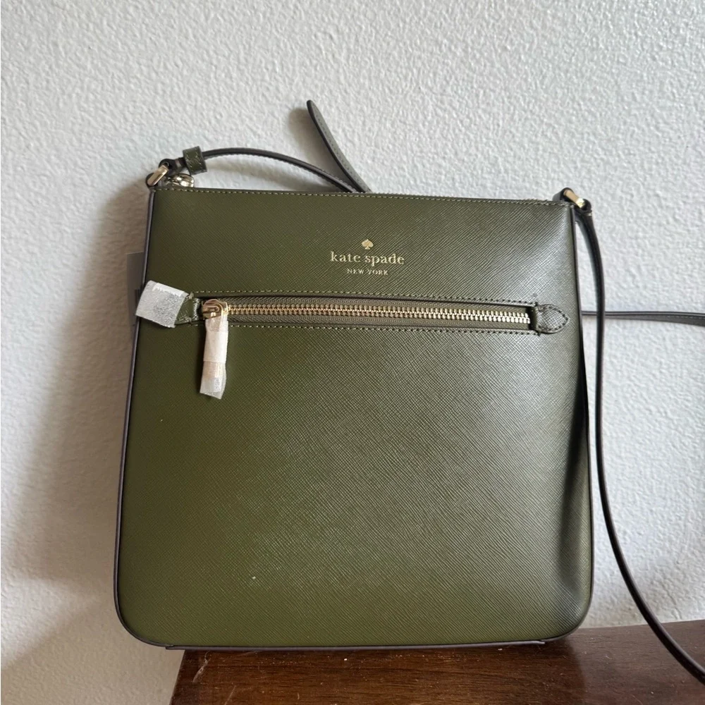 NWT Kate Spade Sadie Large Crossbody in Seaweed - Picture 5 of 6